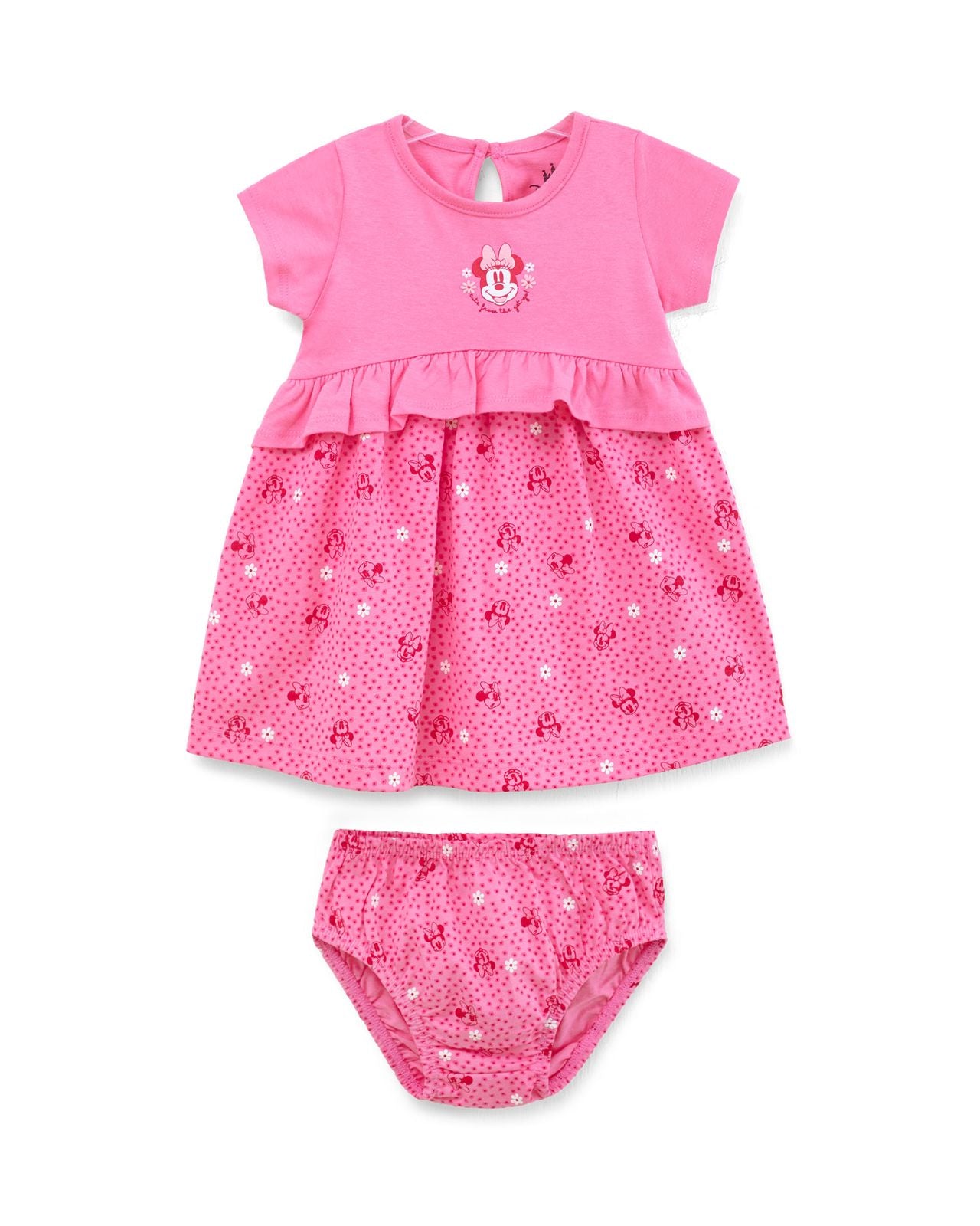 Vestido Algodon Minnie Mouse